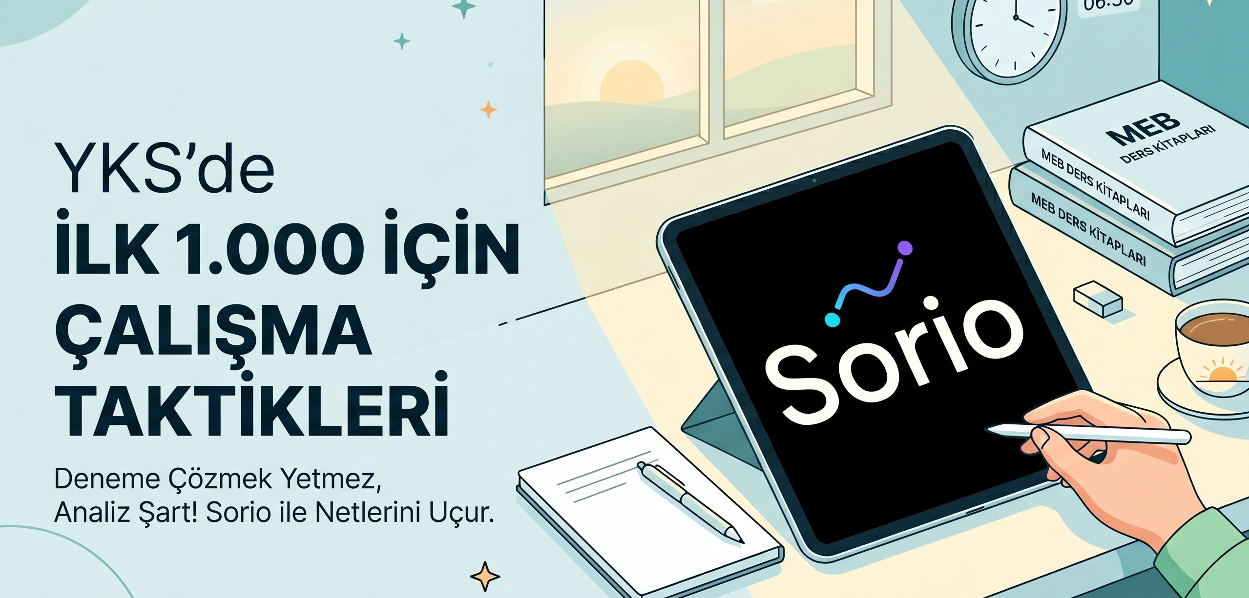 YKS'de İlk 1.000 İçin Çalışma Taktikleri